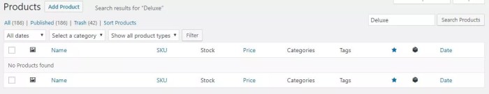 How to fix woocommerce product search not working