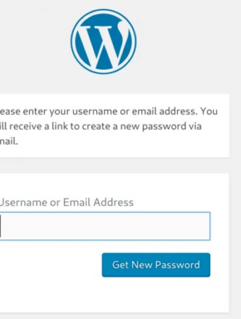 How to reset password user for admin in wordpress