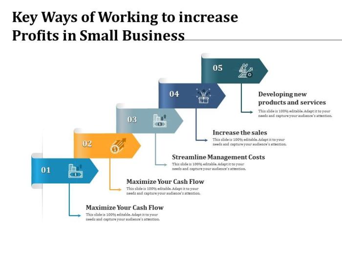 How can a business increase profit