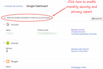 Things google knows about you
