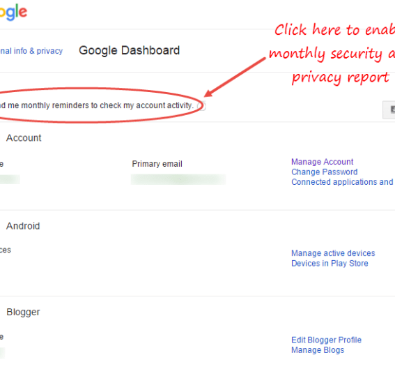 Things google knows about you