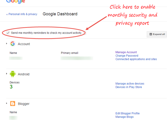 Things google knows about you