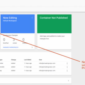 Creating a new google analytics property using google tag manager gtm