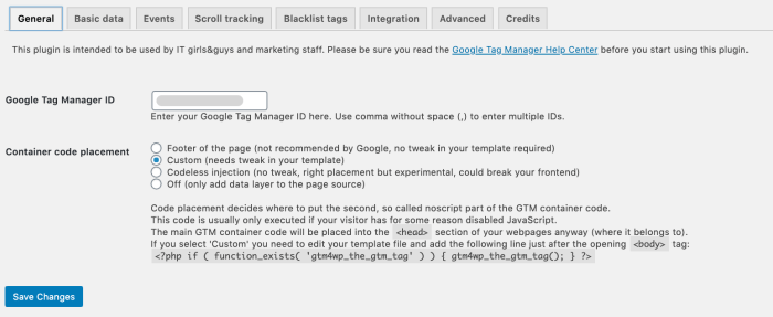 Creating a new google analytics property using google tag manager gtm
