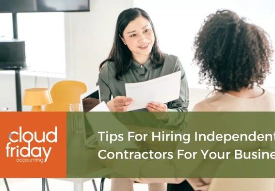 Working with independent contractors