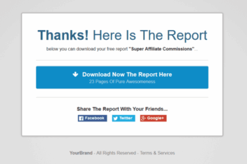 How to check thankyou page template