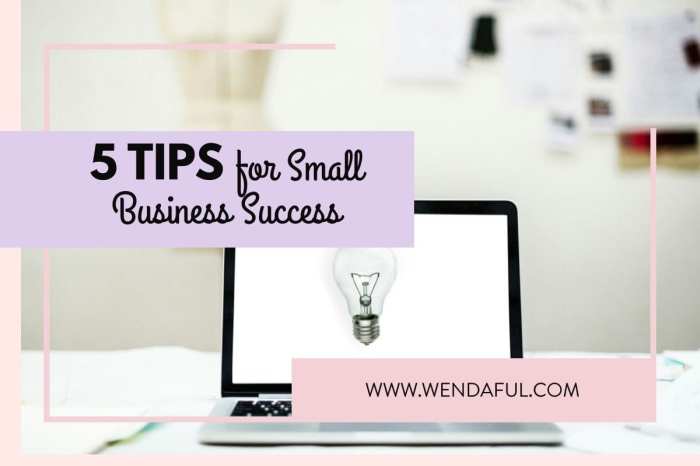Seven tips for small business success