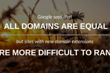 Top level domain bias is google partial towards certain domains