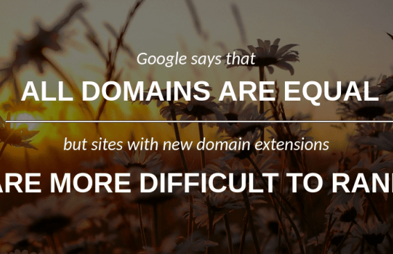 Top level domain bias is google partial towards certain domains