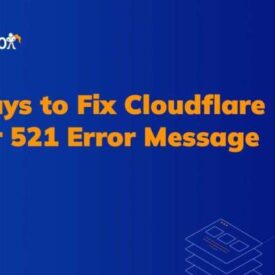 How to fix error 521 with wordpress and cloudflare