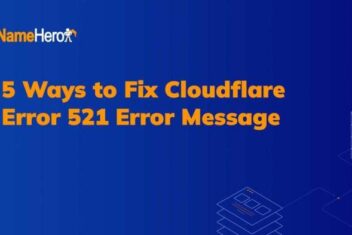 How to fix error 521 with wordpress and cloudflare