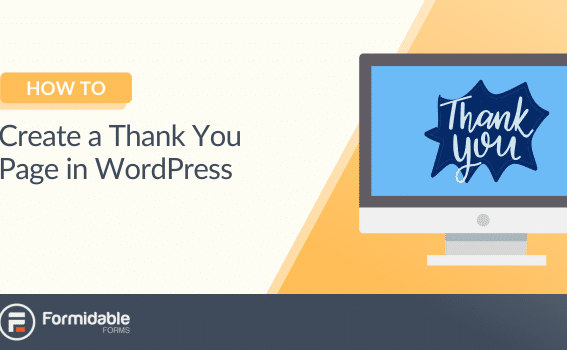 How to create a thank you page in wordpress