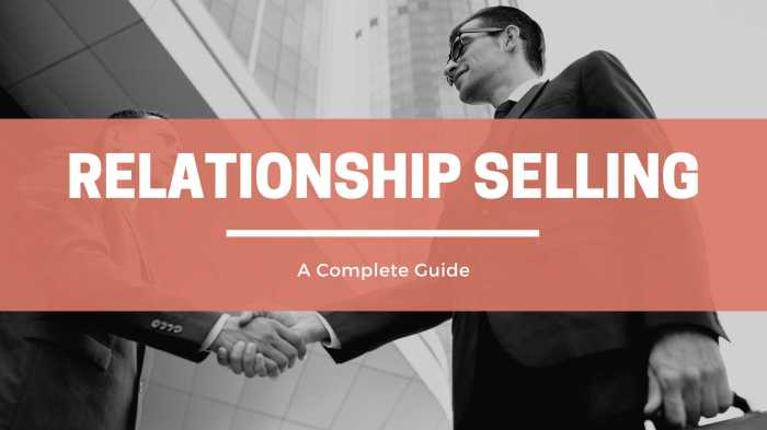 The sale a symptom of the relationship