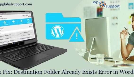 How to quickly fix destination folder already exists error in wordpress