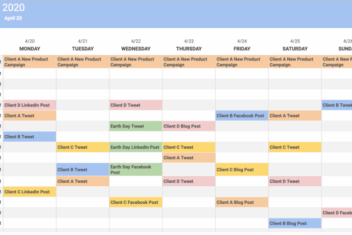 Top 5 things to consider when creating a content calendar