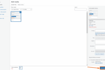How to uploading media into wordpress