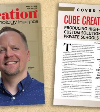 Cube creative featured in education technology insights magazine