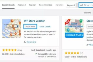 How to add google maps store locator in wordpress