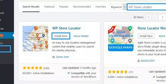 How to add google maps store locator in wordpress